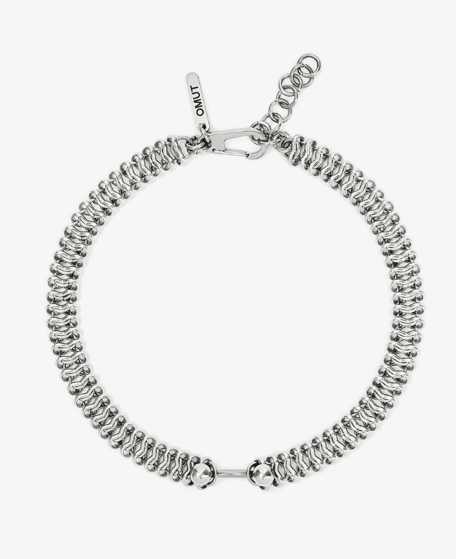 Колье из стали без вставки