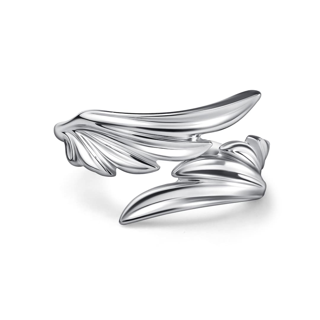 Кольцо из серебра 925 без вставки