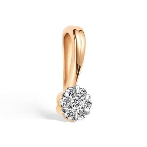 Подвеска из золота 585 с бриллиантами