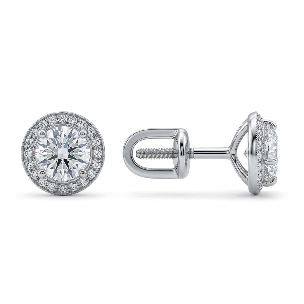 Серьги из серебра 925 с фианитами