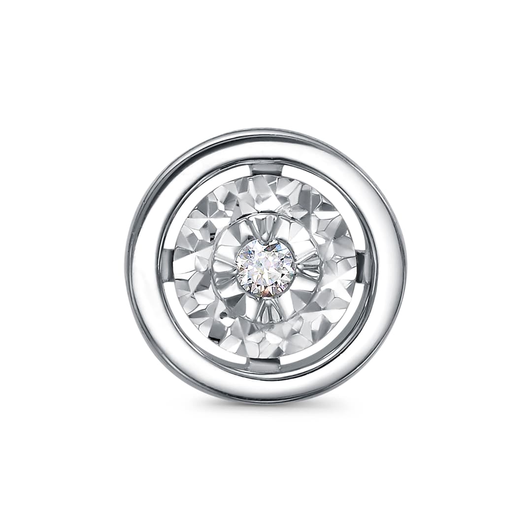 Подвеска из золота 585 с  бриллиантом