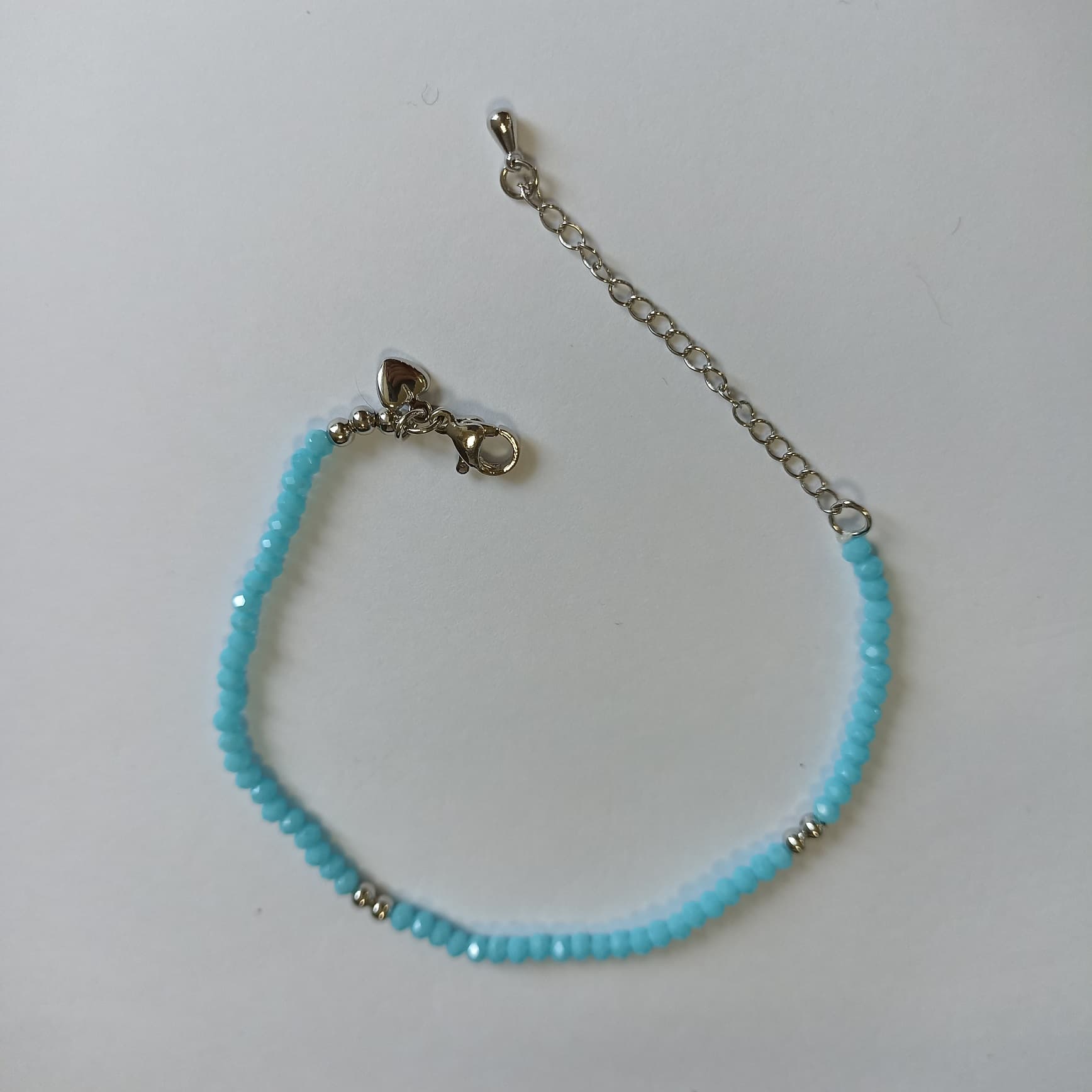 Браслет декоративный из стали с ювелирным стеклом