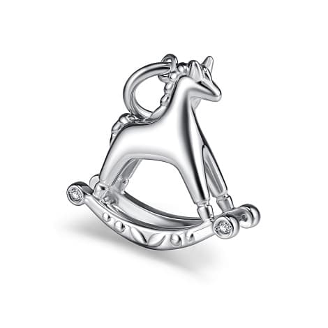 Подвеска из серебра 925 с фианитами