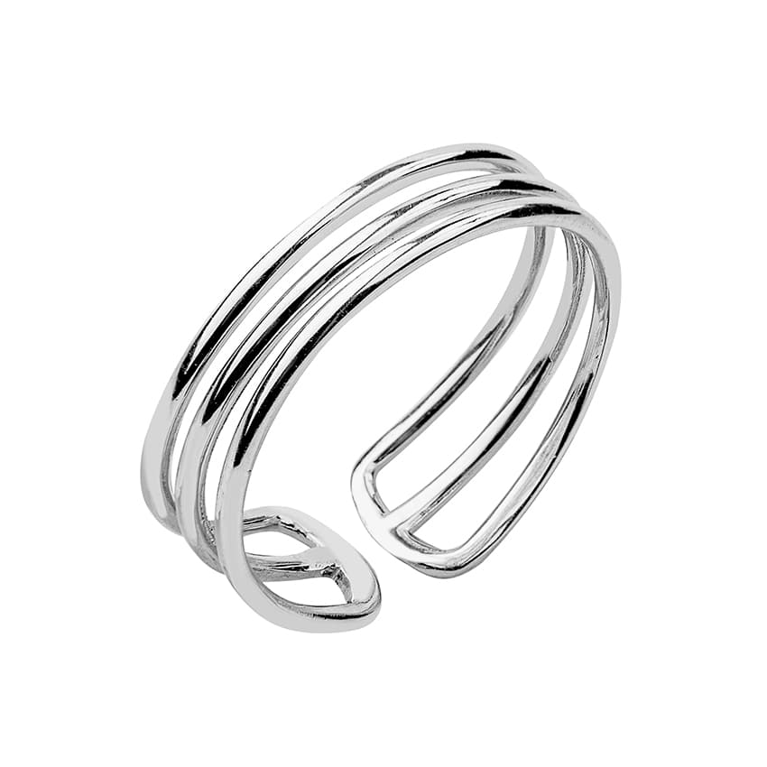 Кольцо из серебра 925 без вставки