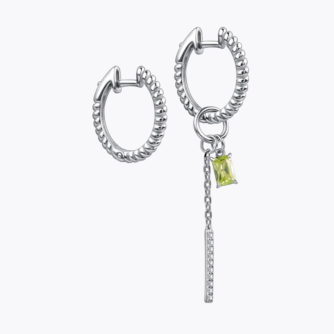 Подвеска из серебра 925 с фианитами