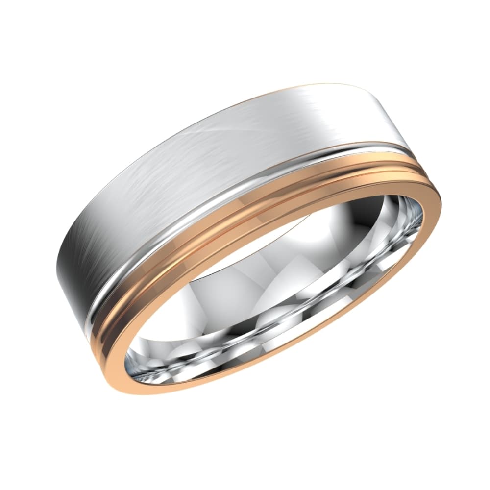 Кольцо обручальное из золота 585 без вставки