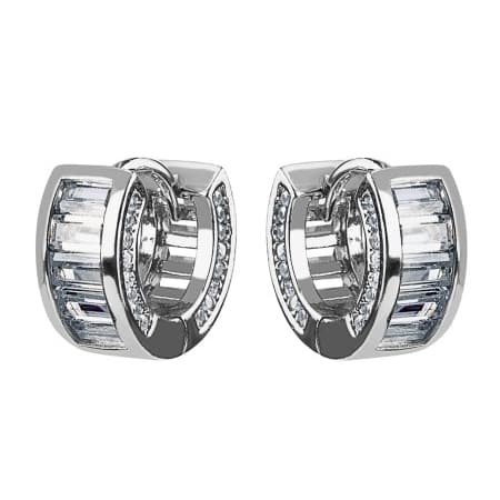 Серьги из серебра 925 с кубическим цирконием