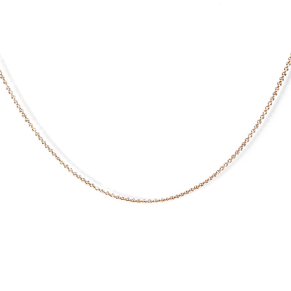 Колье из серебра без вставки