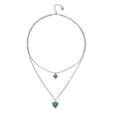 Колье из бижутерный сплава с кристаллами swarovski