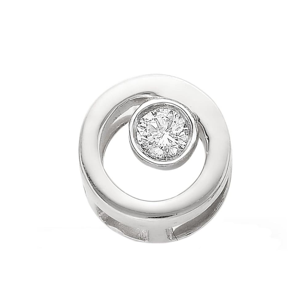 Подвеска из золота 585 с бриллиантами