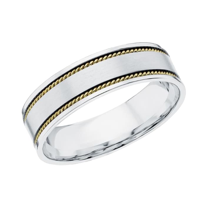 Кольцо обручальное из золота без вставки