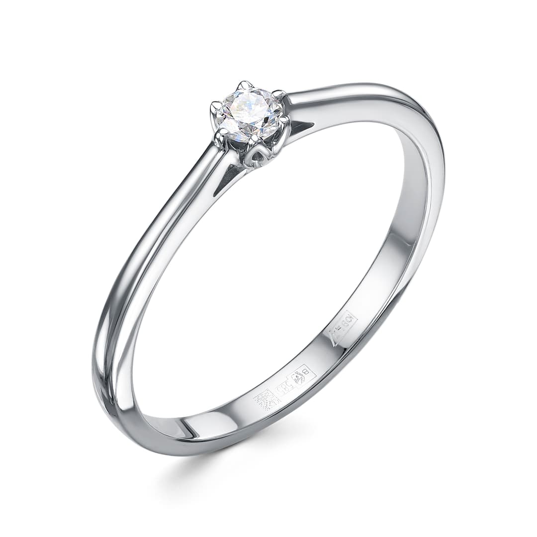 Кольцо из золота 585 с  бриллиантом