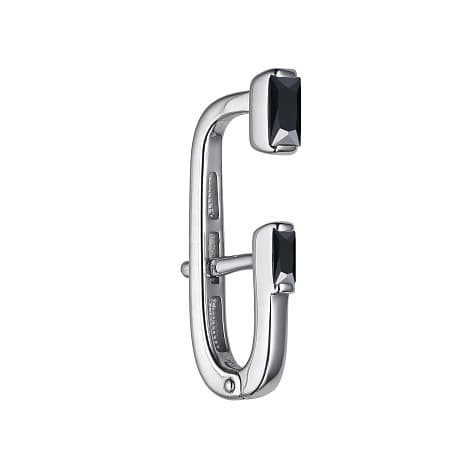 Серьги из серебра 925 с ювелирным стеклом