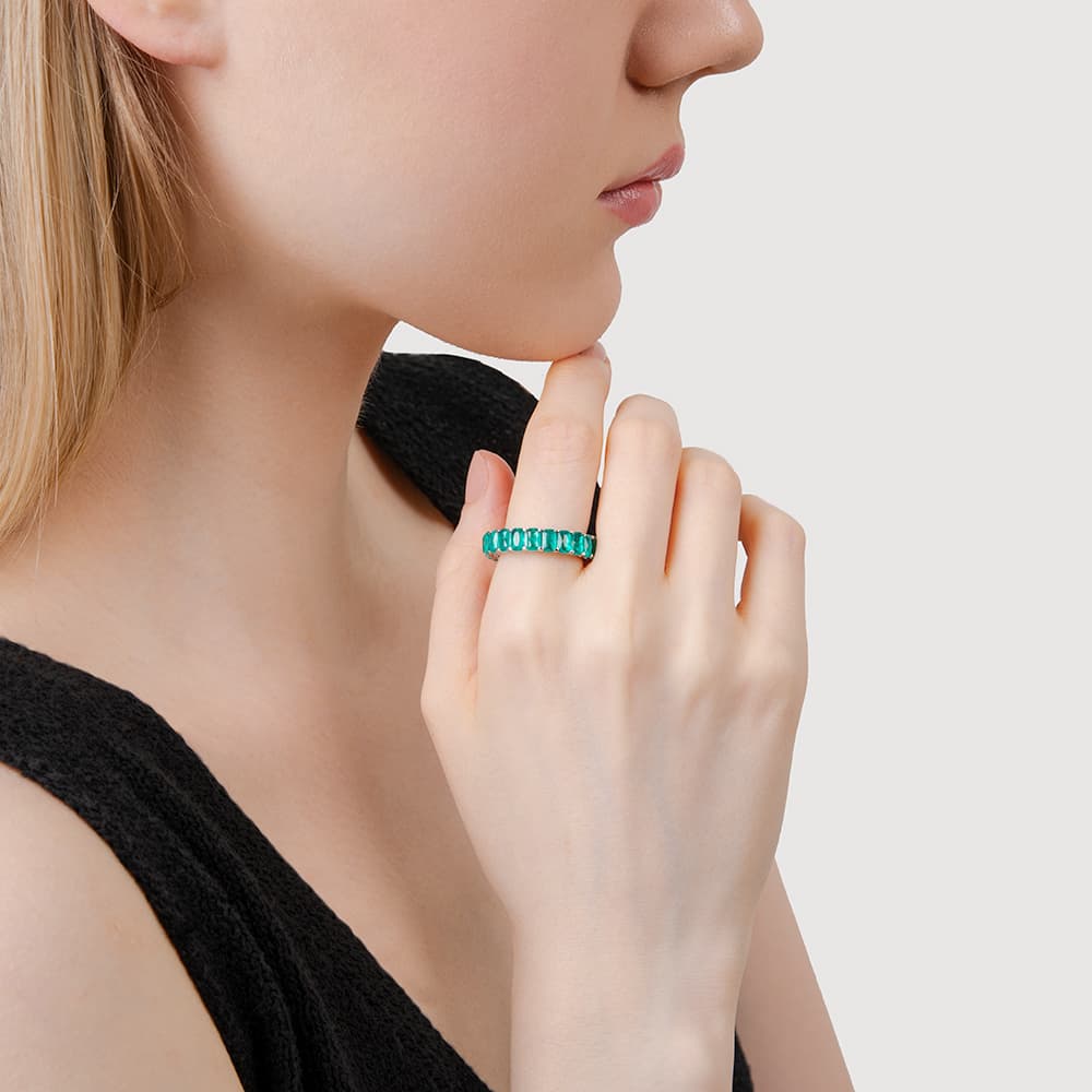 Кольцо из серебра 925 с кубическим цирконием