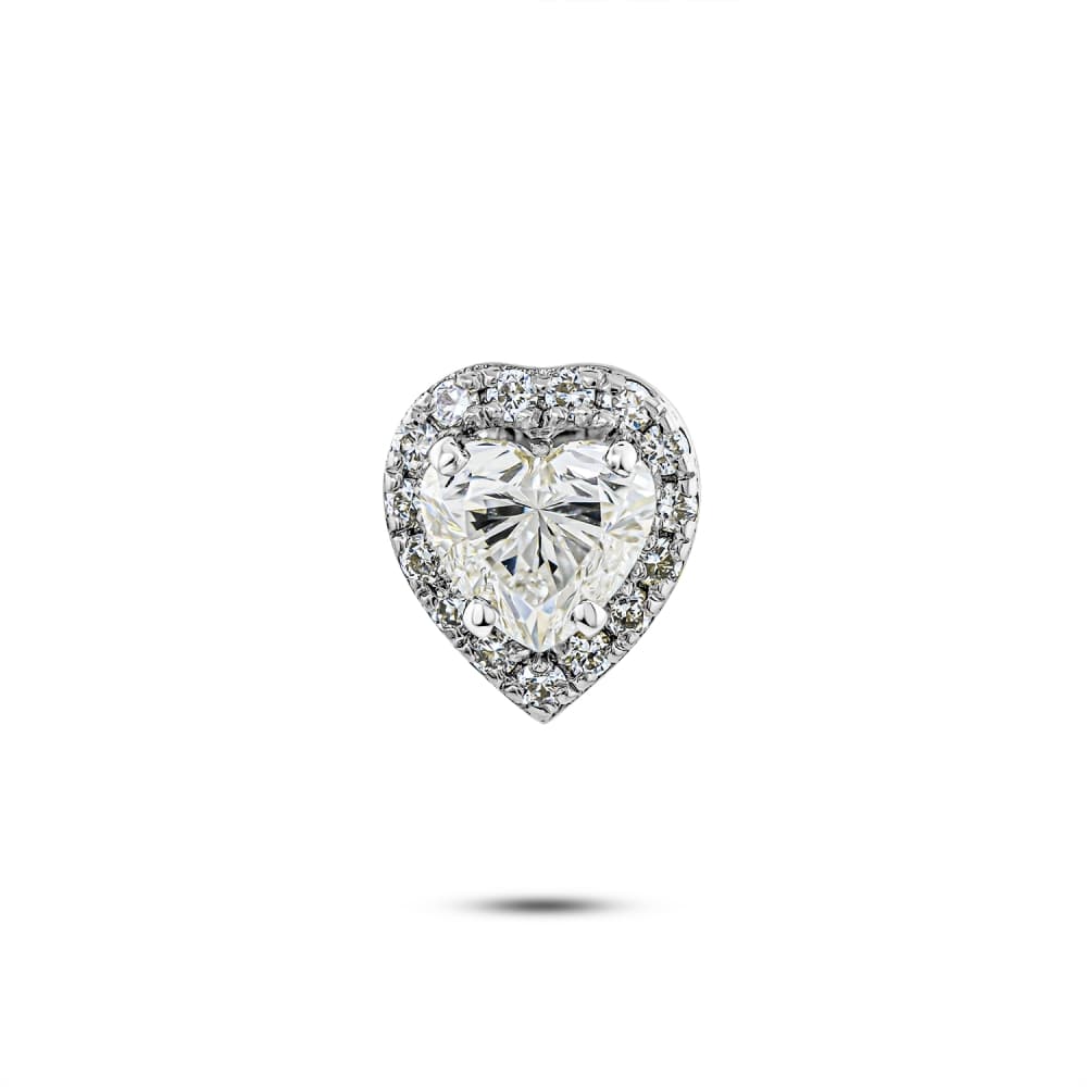 Подвеска из золота 585 с выращенным бриллиантом