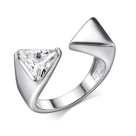 Кольцо из серебра 925 с фианитами