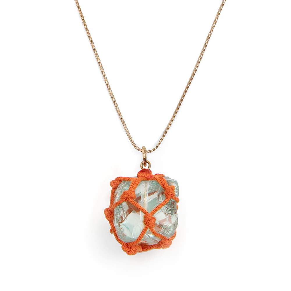 Подвеска из стали с кварцем