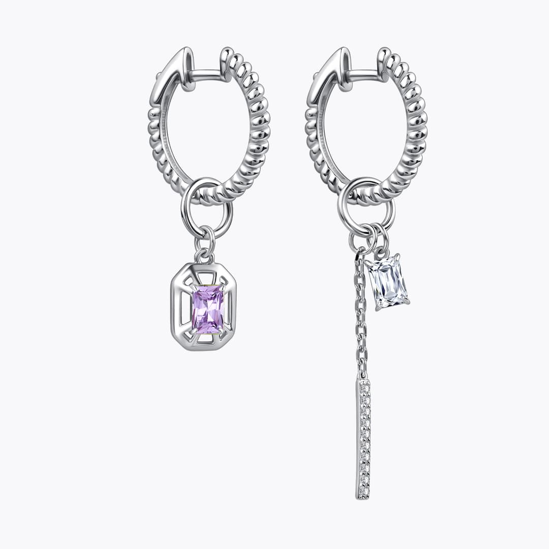 Подвеска из серебра 925 с фианитами