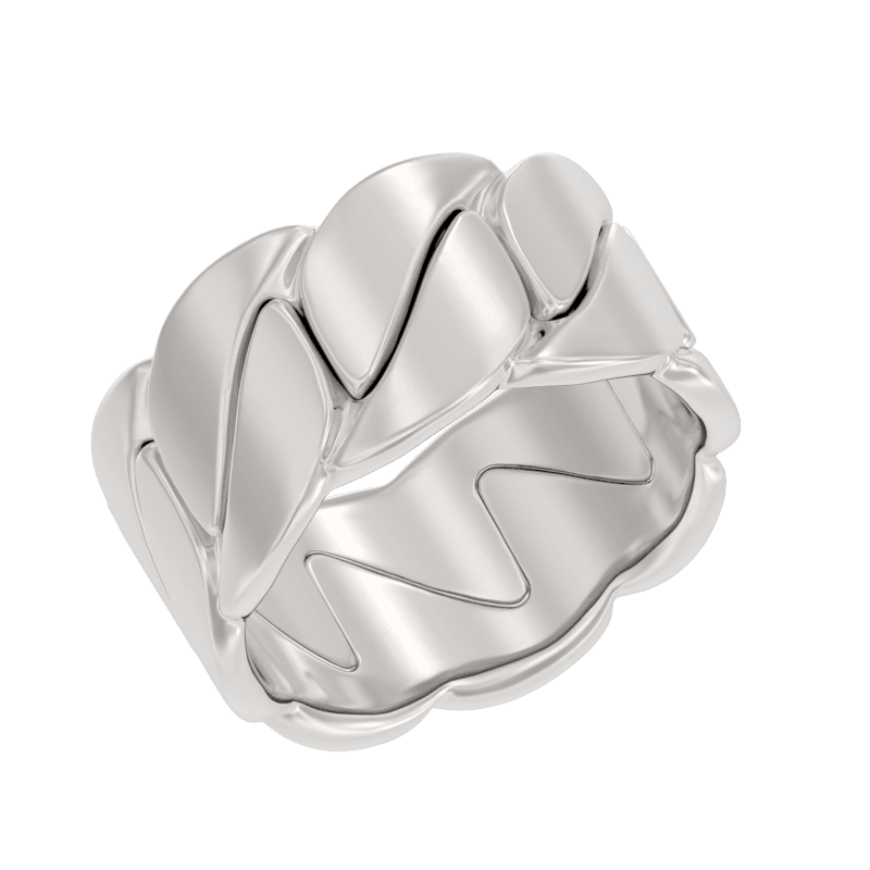 Кольцо из серебра 925 без вставки