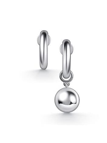 Серьги из серебра 925 без вставки