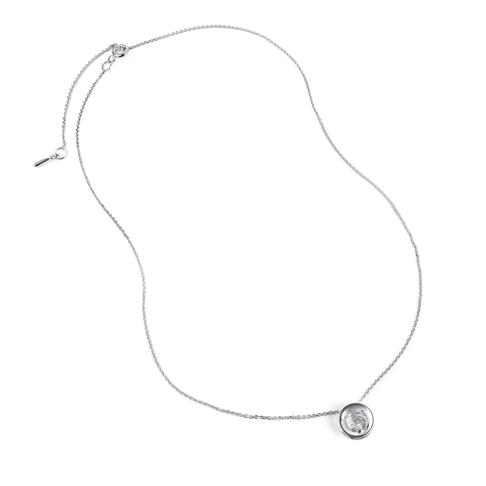 Колье из серебра 925 с бриллиантами