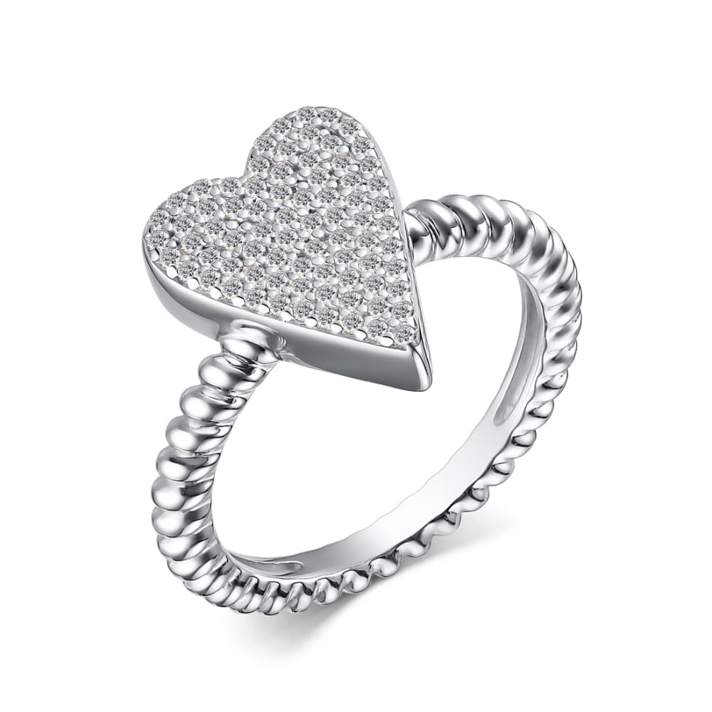 Кольцо из серебра 925 с кубическим цирконием