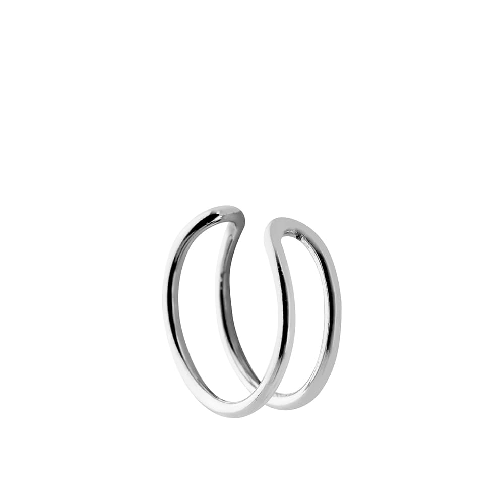 Серьги из серебра 925 без вставки