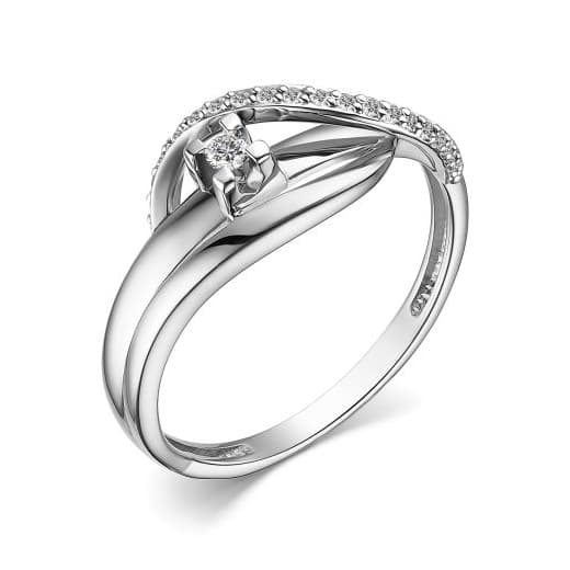 Кольцо из золота 585 с бриллиантом