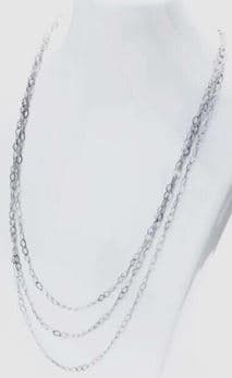 Колье из серебра без вставки