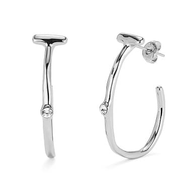 Серьги из бижутерный сплава без вставки