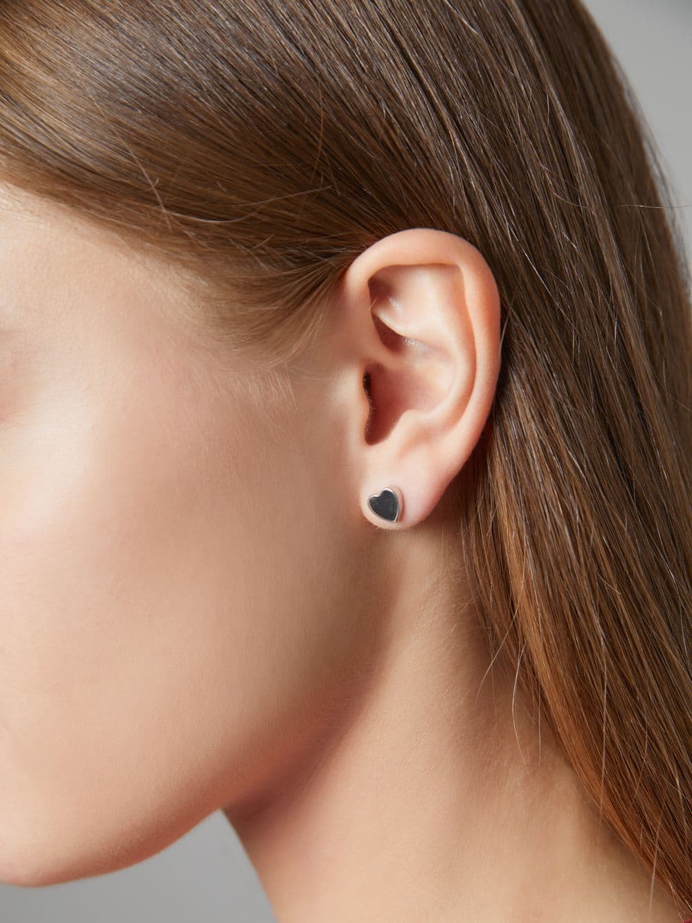 Серьги из серебра без вставки