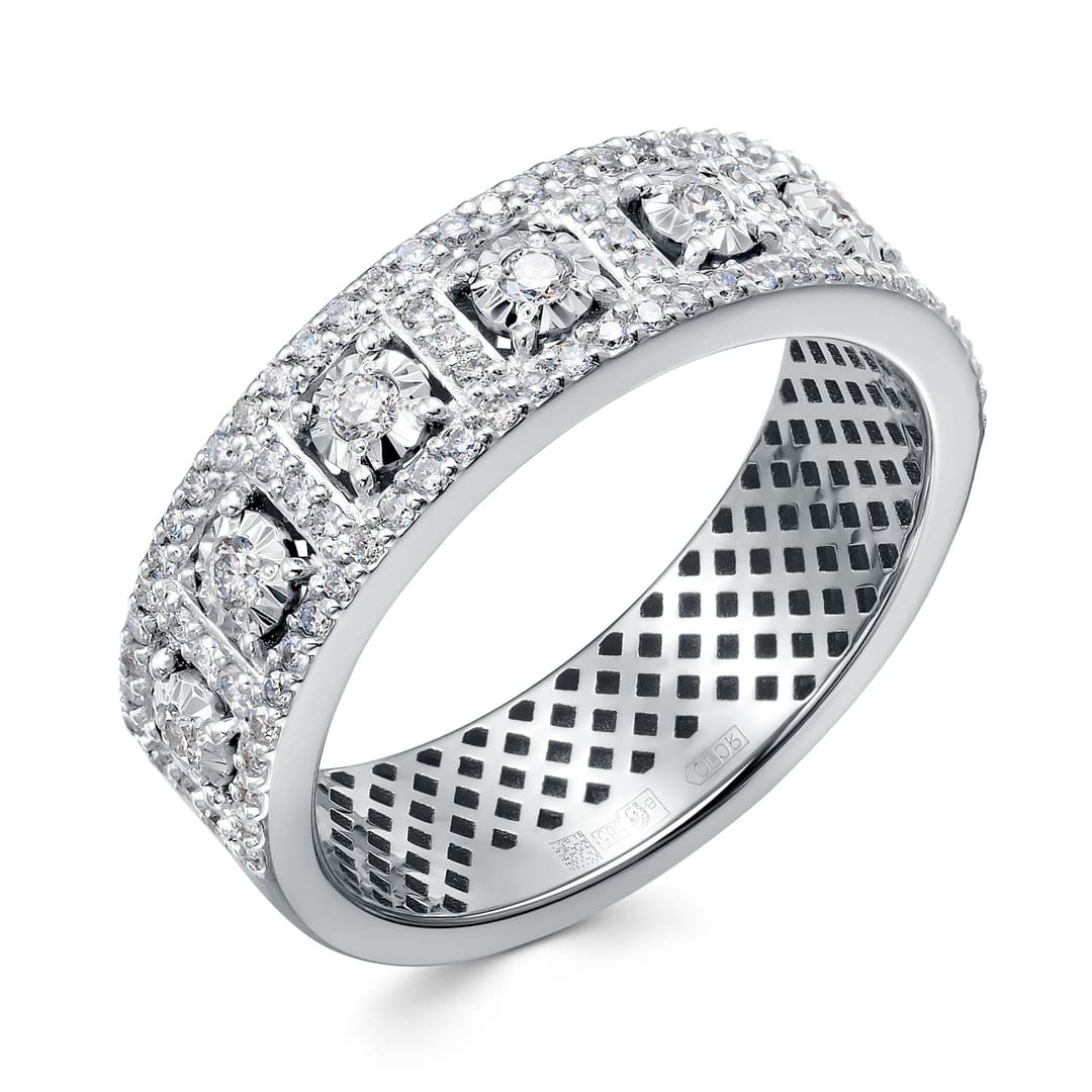 Кольцо из золота 585 с  бриллиантом