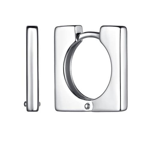 Серьги из серебра 925 без вставки