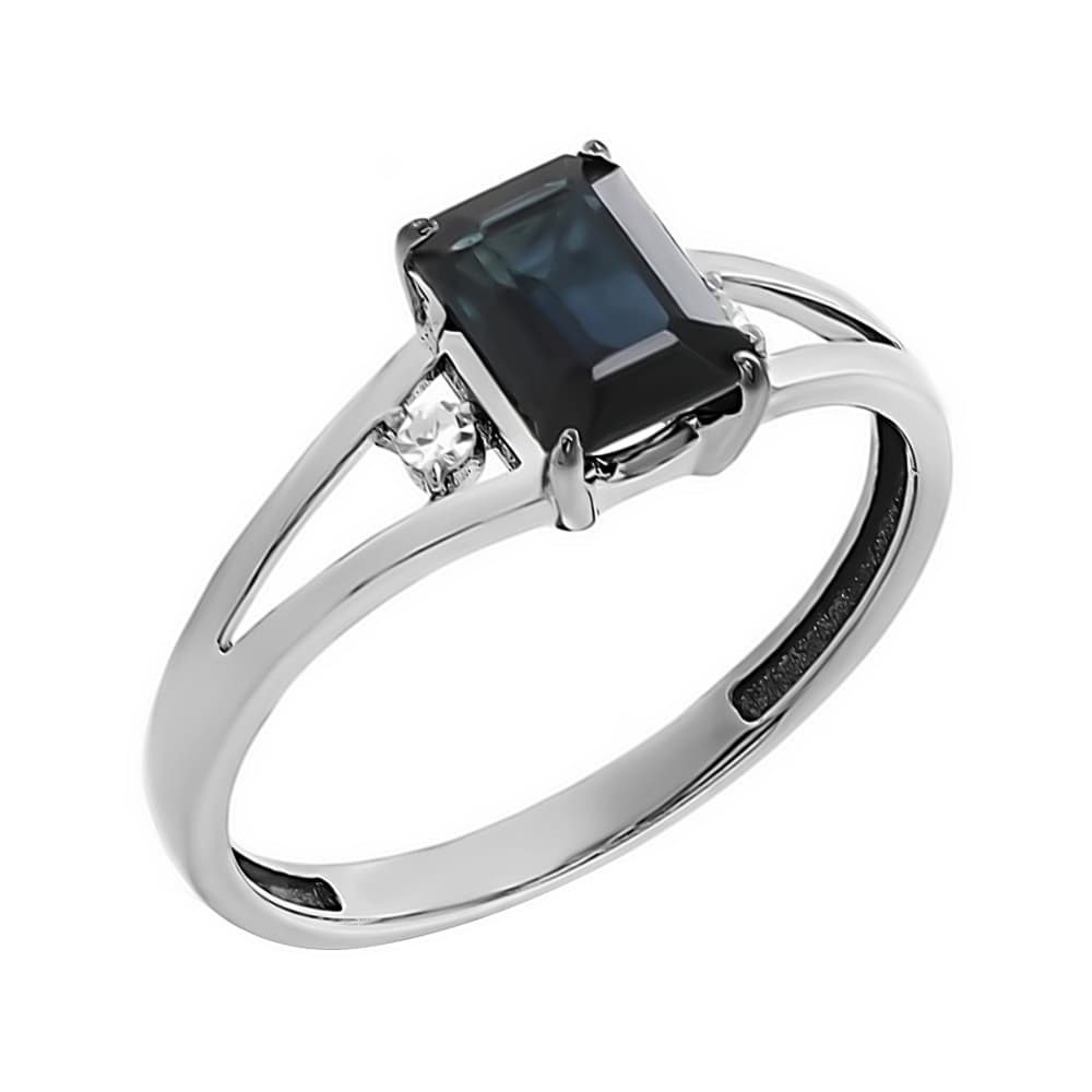 Кольцо из золота 585 с сапфиром