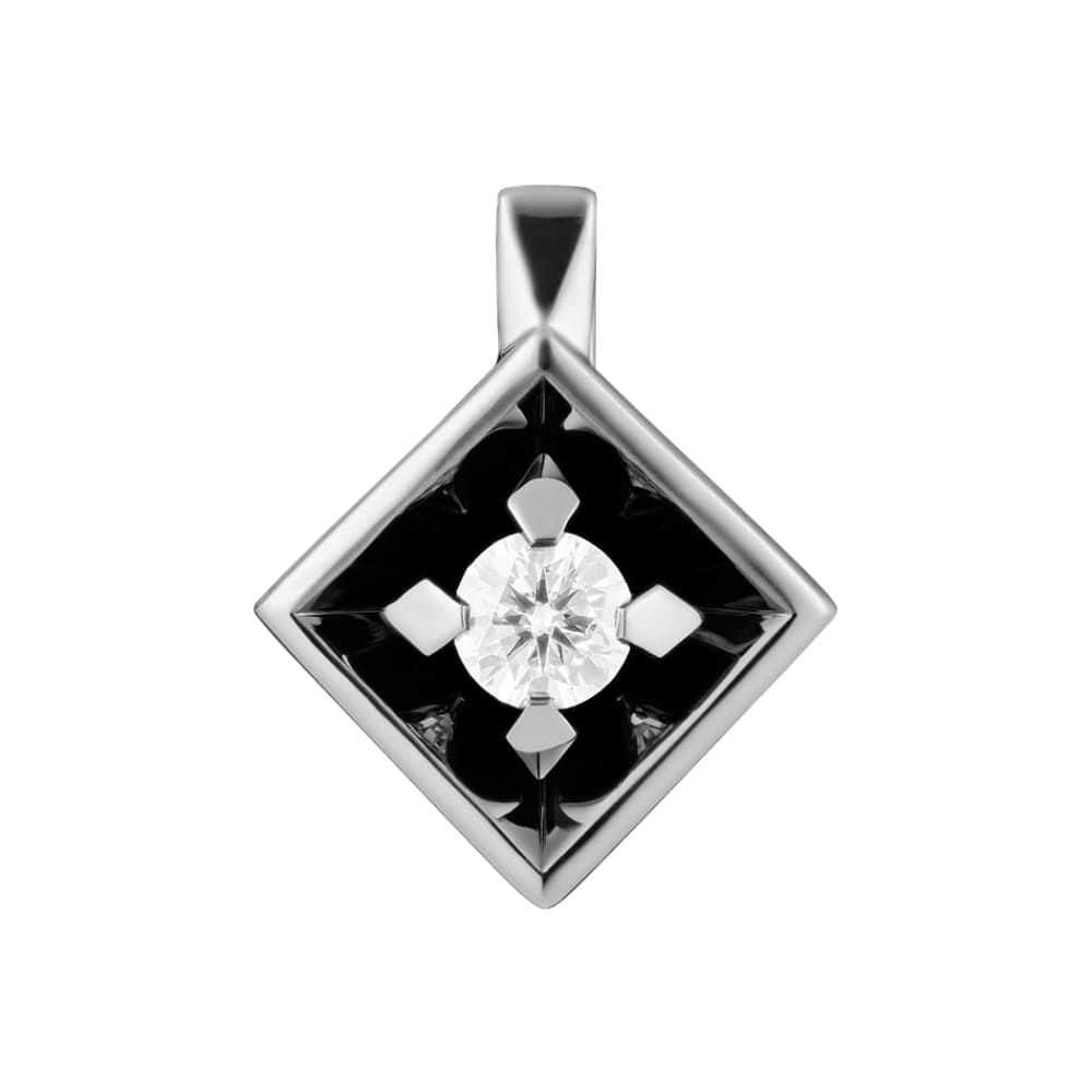 Подвеска из золота 585 с бриллиантом