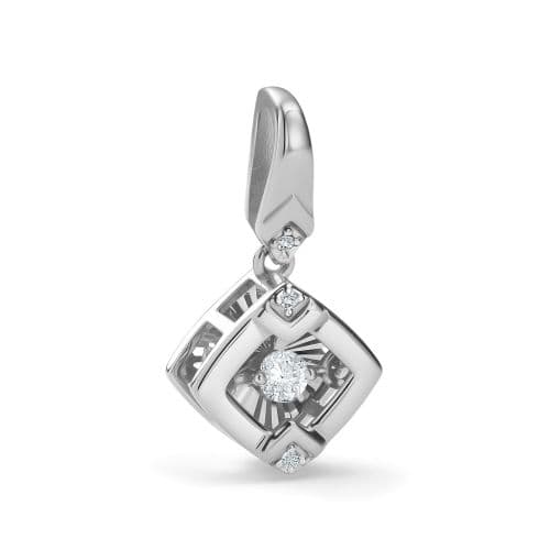 Подвеска из золота 585 с бриллиантами