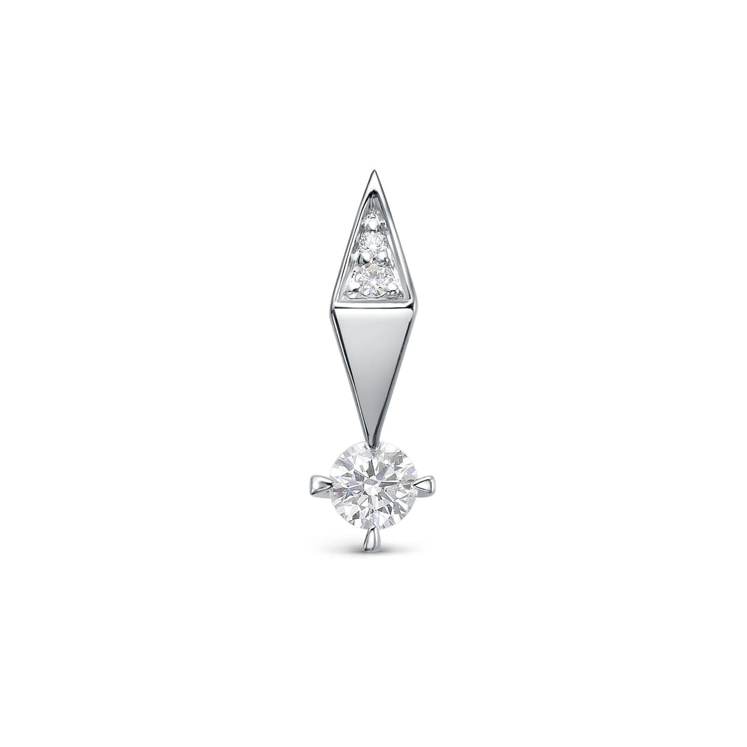 Подвеска из золота 585 с  бриллиантом