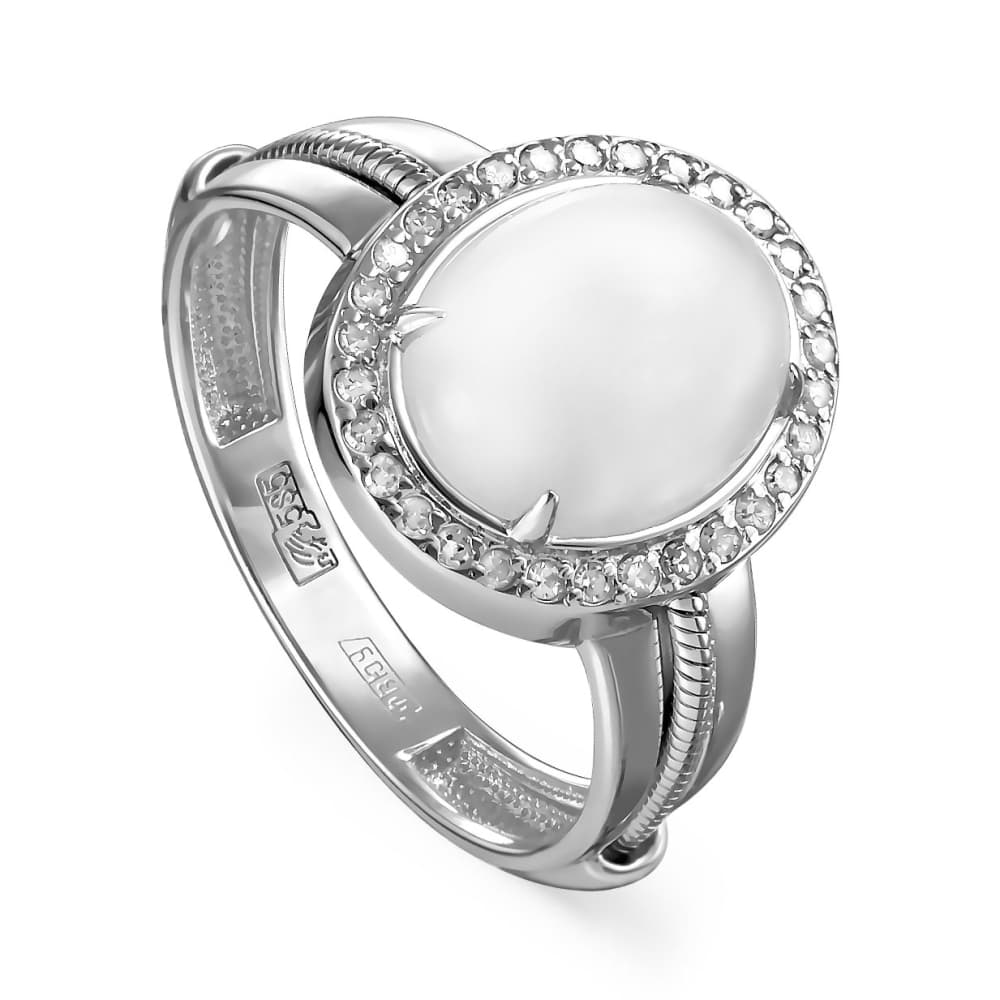 Кольцо из золота 585 с бриллиантами