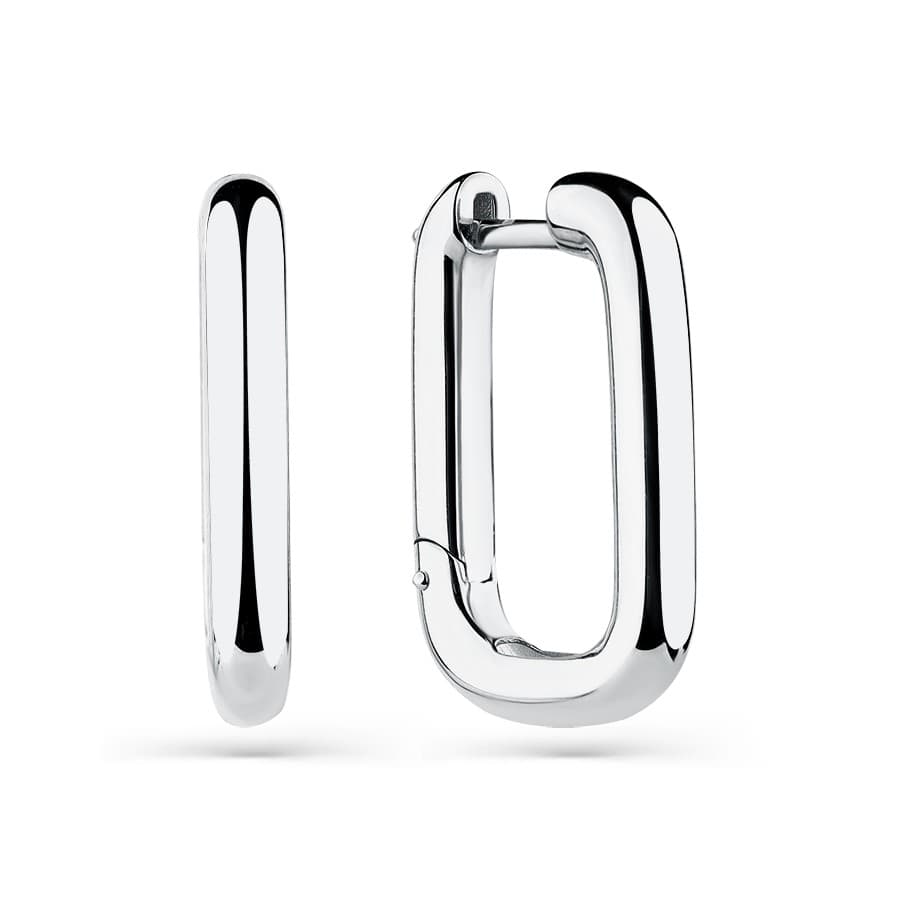 Серьги из золота без вставки