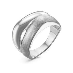 Кольцо из серебра без вставки