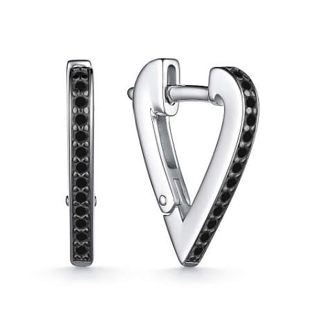 Серьги из серебра 925 с кубическим цирконием