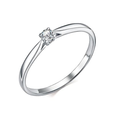 Кольцо из золота 585 с бриллиантами