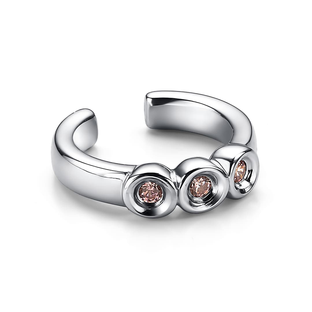 Серьги из серебра 925 с кристаллами swarovski