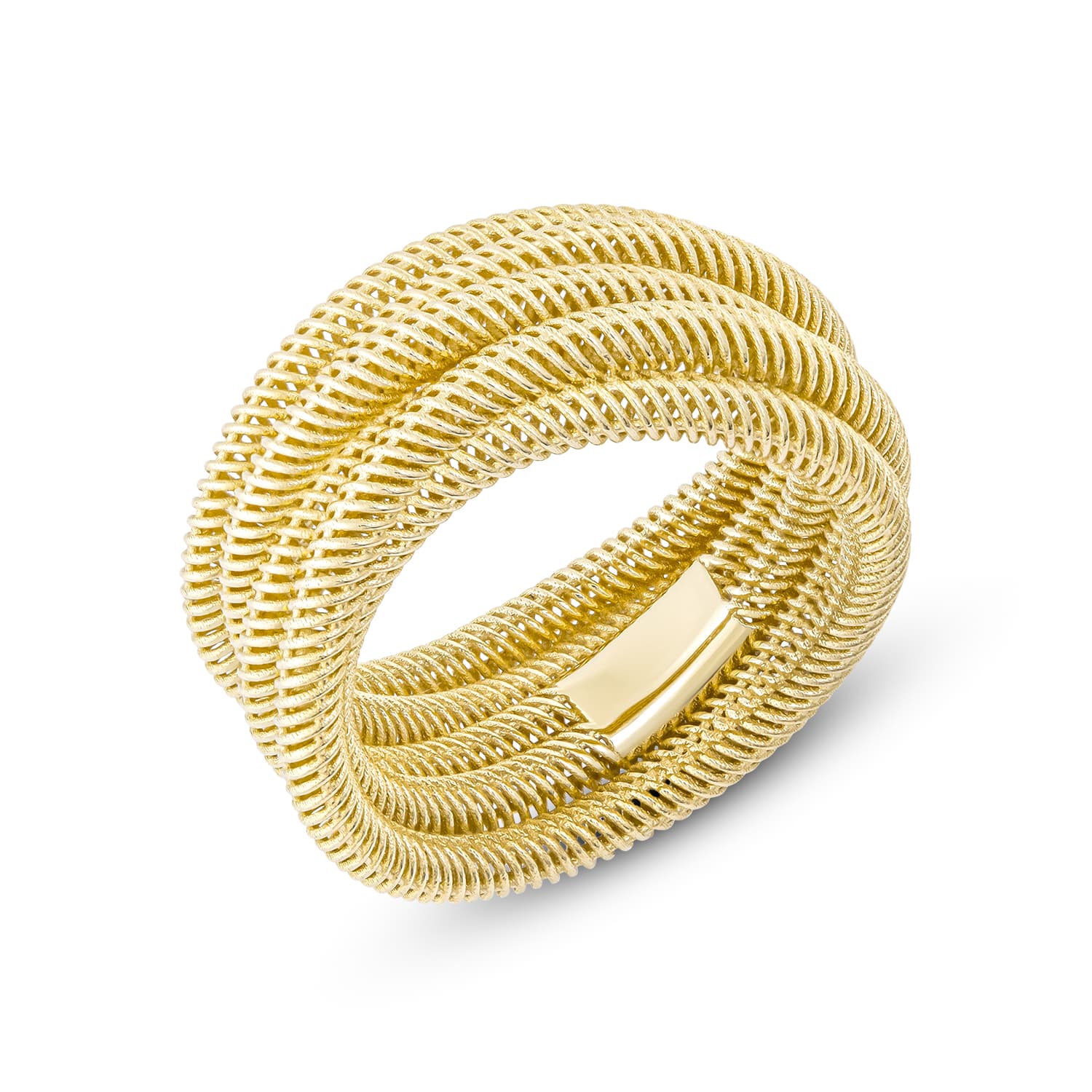 Кольцо из серебра 925 без вставки