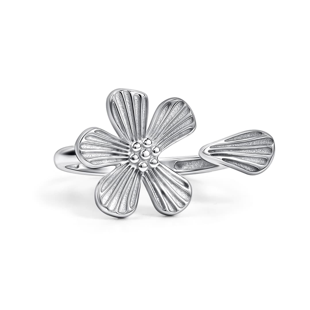 Кольцо из серебра 925 без вставки