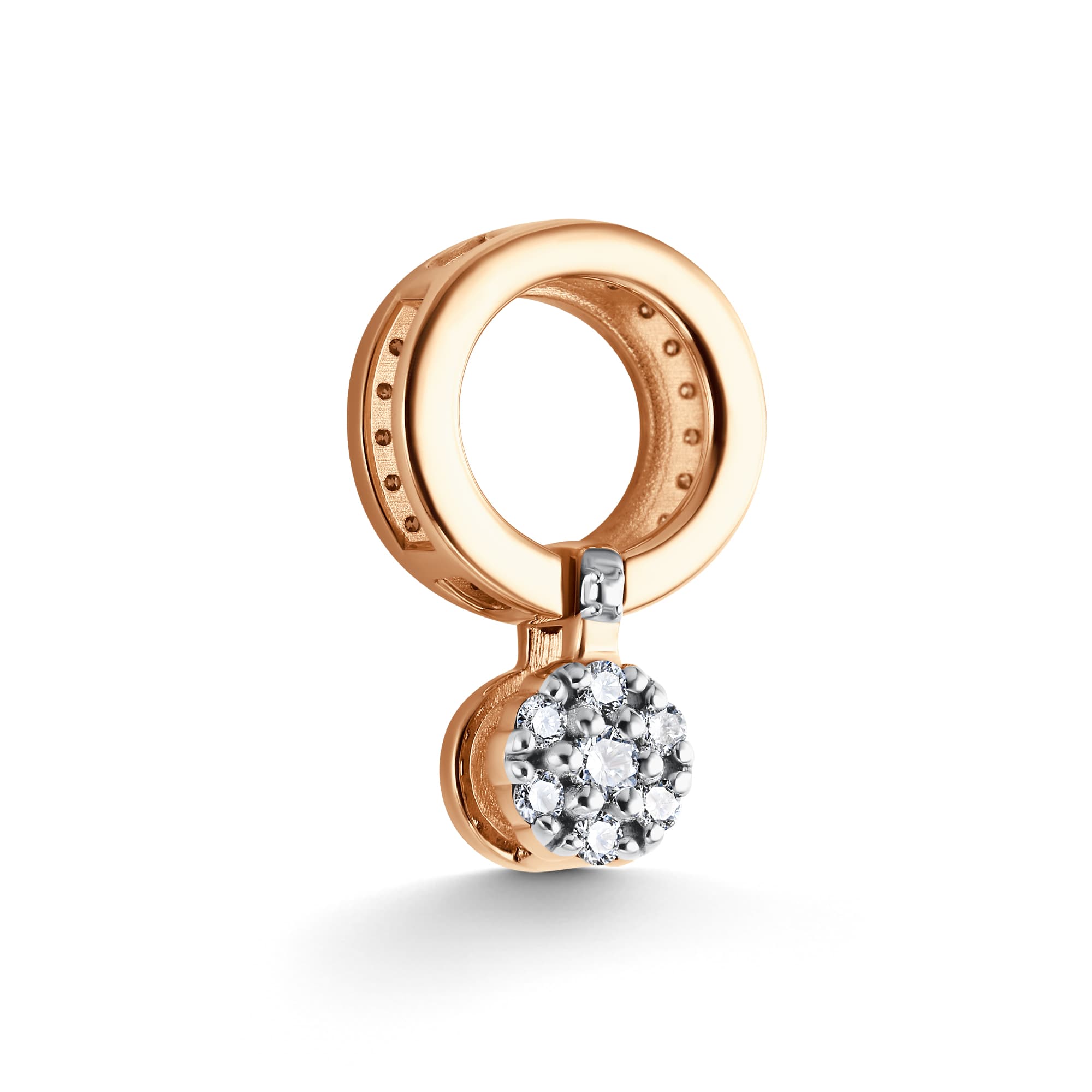 Подвеска из золота 585 с бриллиантами