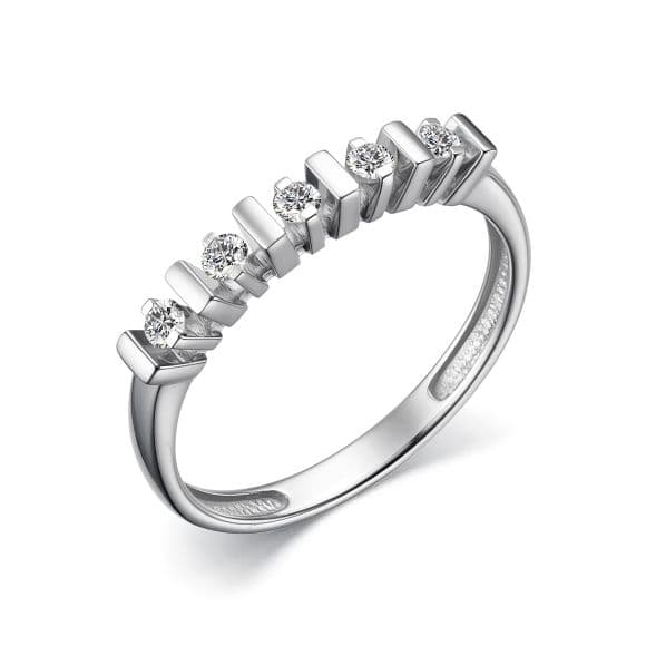 Кольцо из золота 585 с бриллиантами