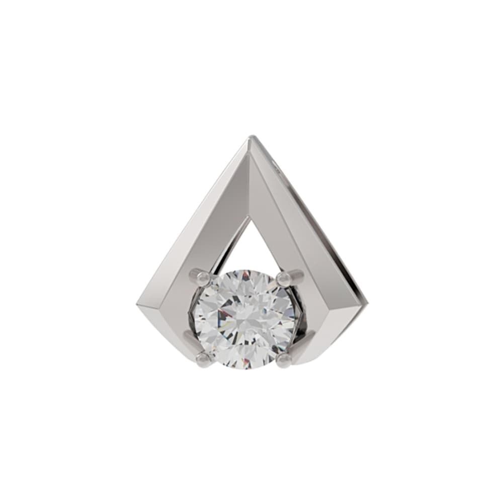 Подвеска из серебра 925 с фианитами