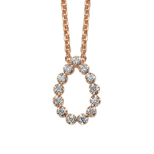 Колье из золота 585 с бриллиантами