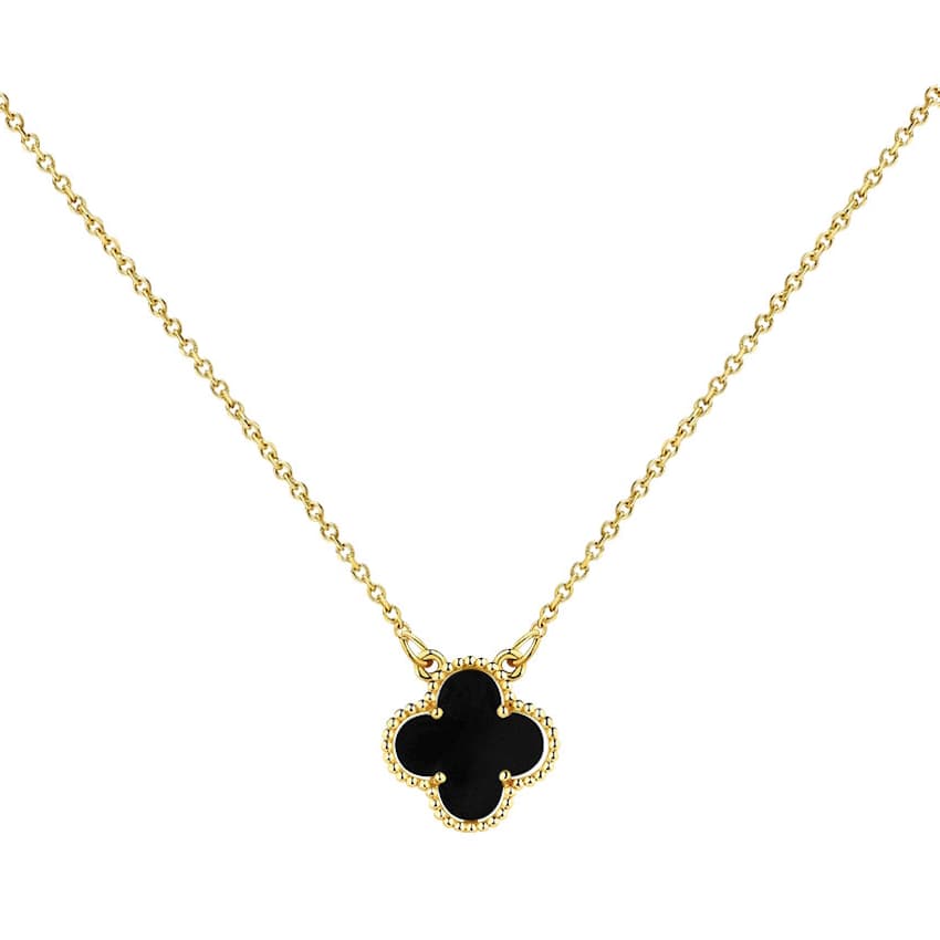 Колье из золота 585 с агатами